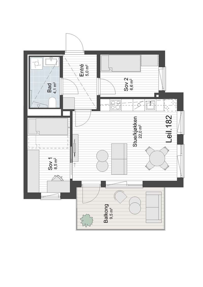 Plantegning 1